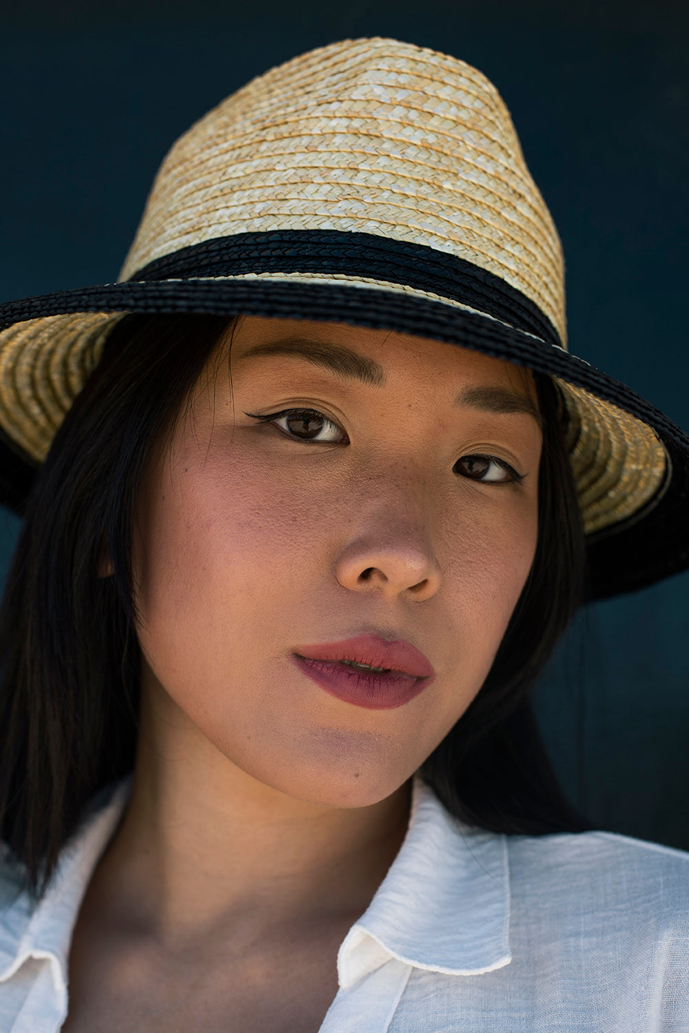 Fedora ala S, bicolor Sisi negro