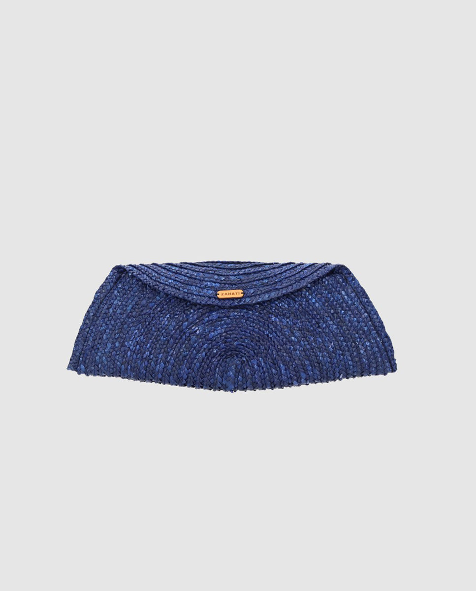 Bolso de mano Baguette mediana azul marino