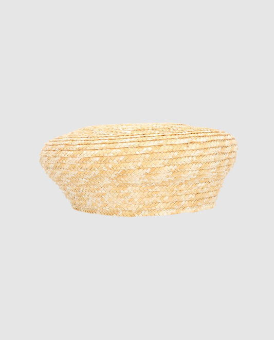 Boina Olivia de rafia natural