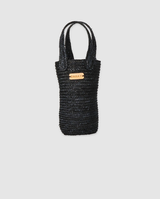 Black baguetin handbag