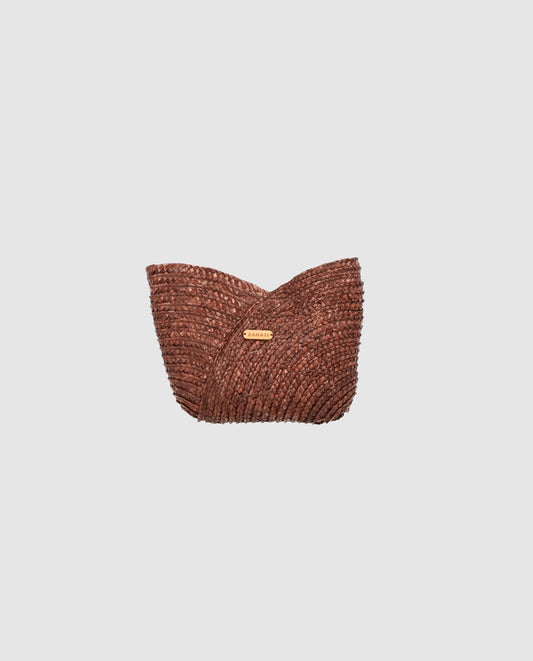 Cartera Petalo Mini  chocolate