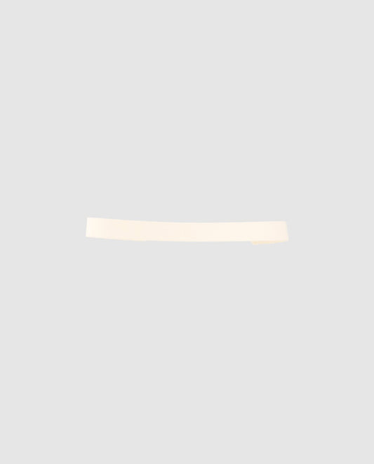 Cinta sombrero exterior blanco roto fina