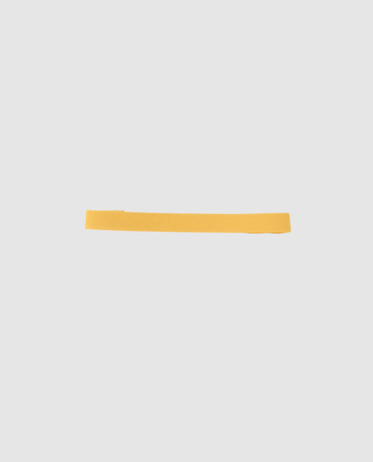 Cinta sombrero exterior amarillo ocre fina