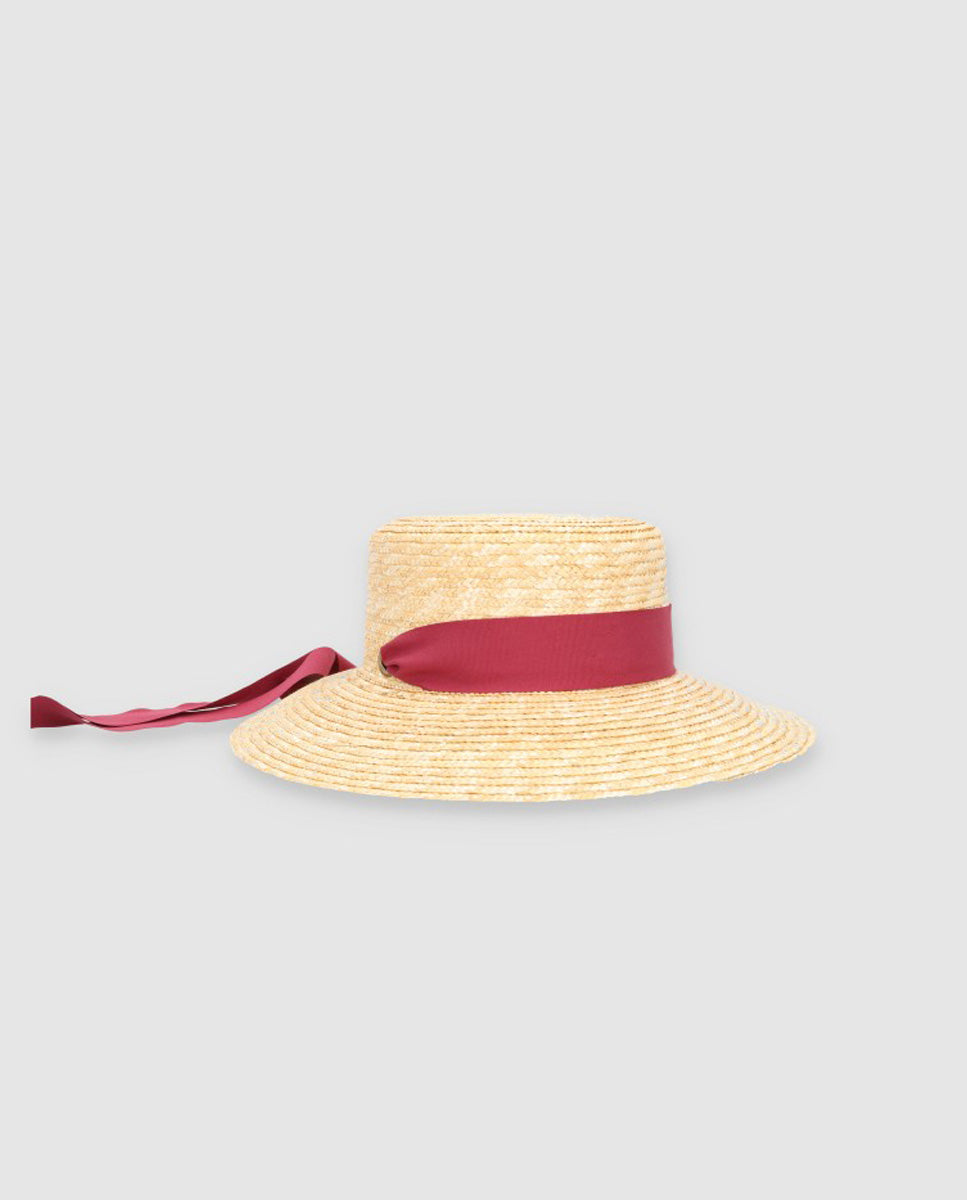 Cinta sombrero cuchi flow burdeos