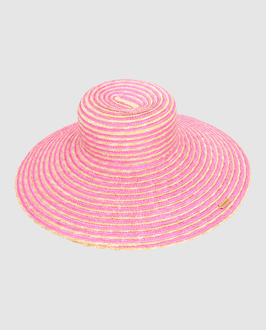 Sombrero Cuchi espiral fucsia Ala L