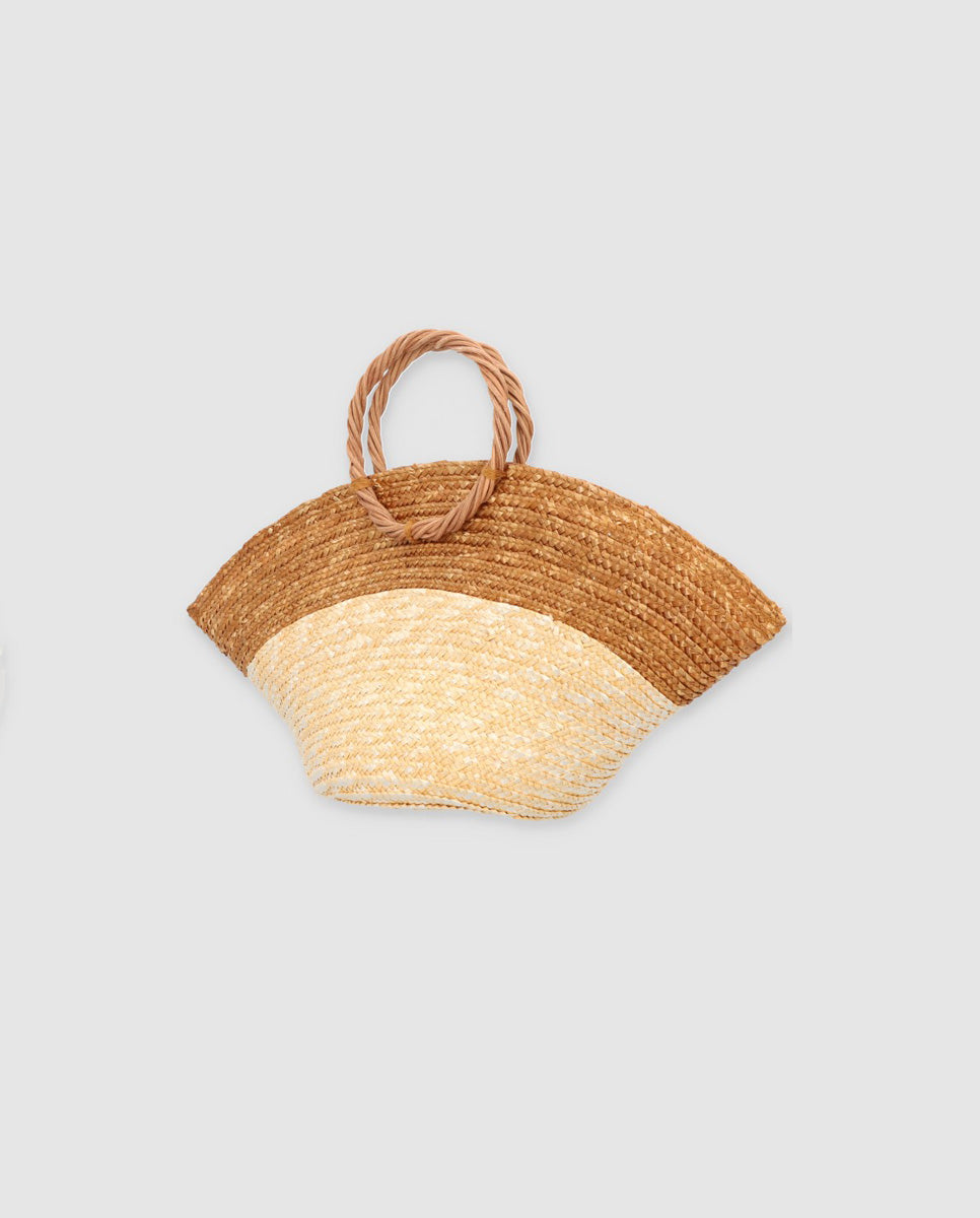 Wheat Straw Mini Hatbag