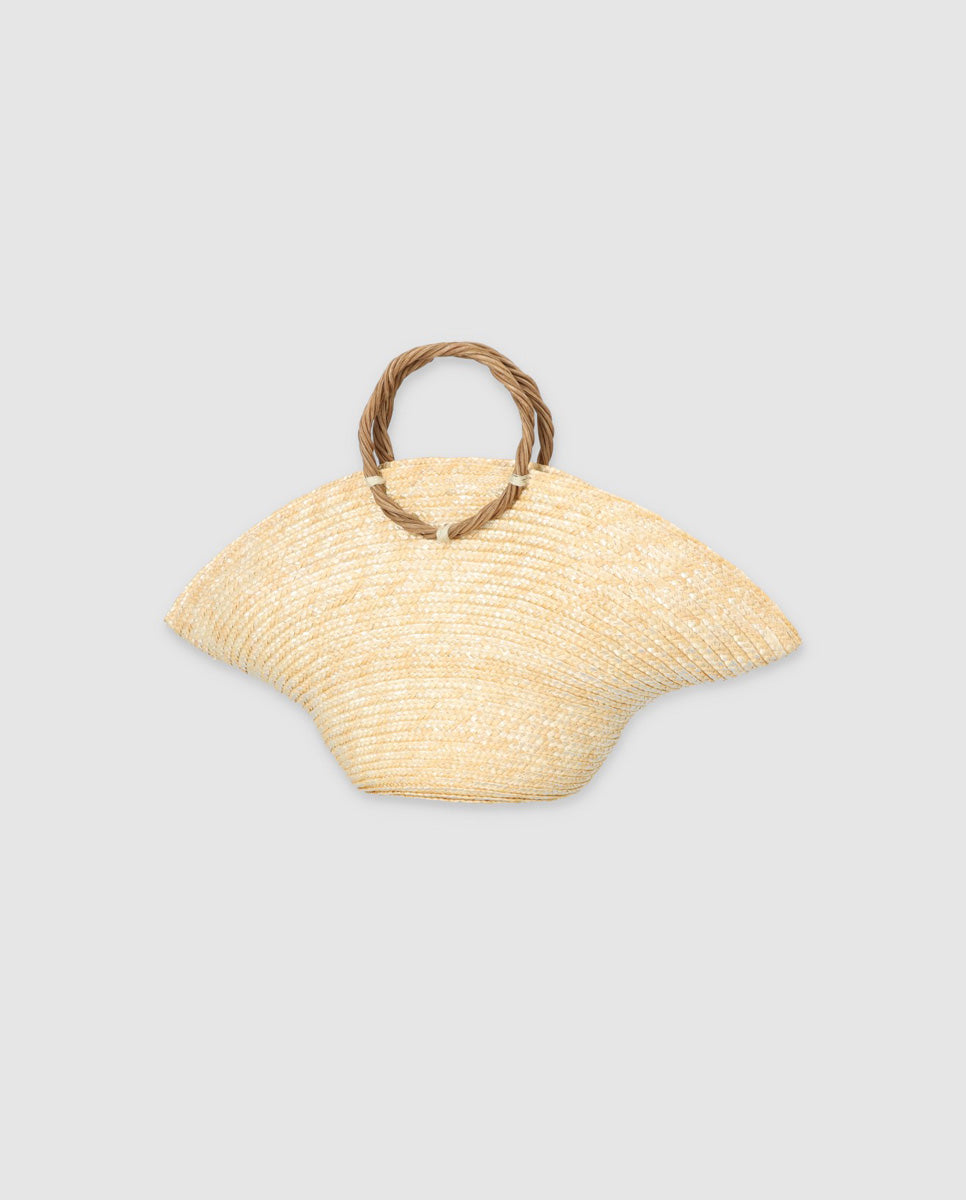 Natural Wheat Straw Mini Hatbag