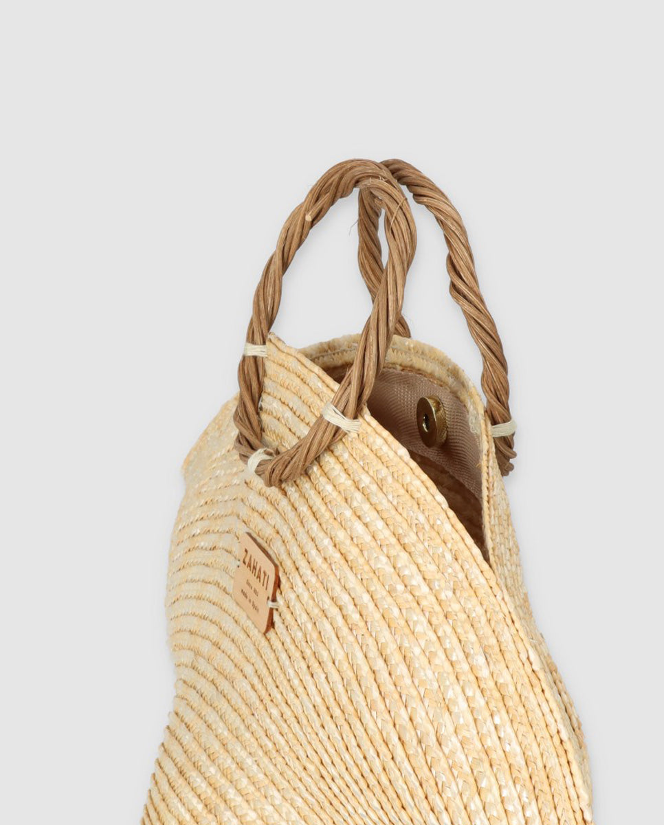 Natural Wheat Straw Mini Hatbag