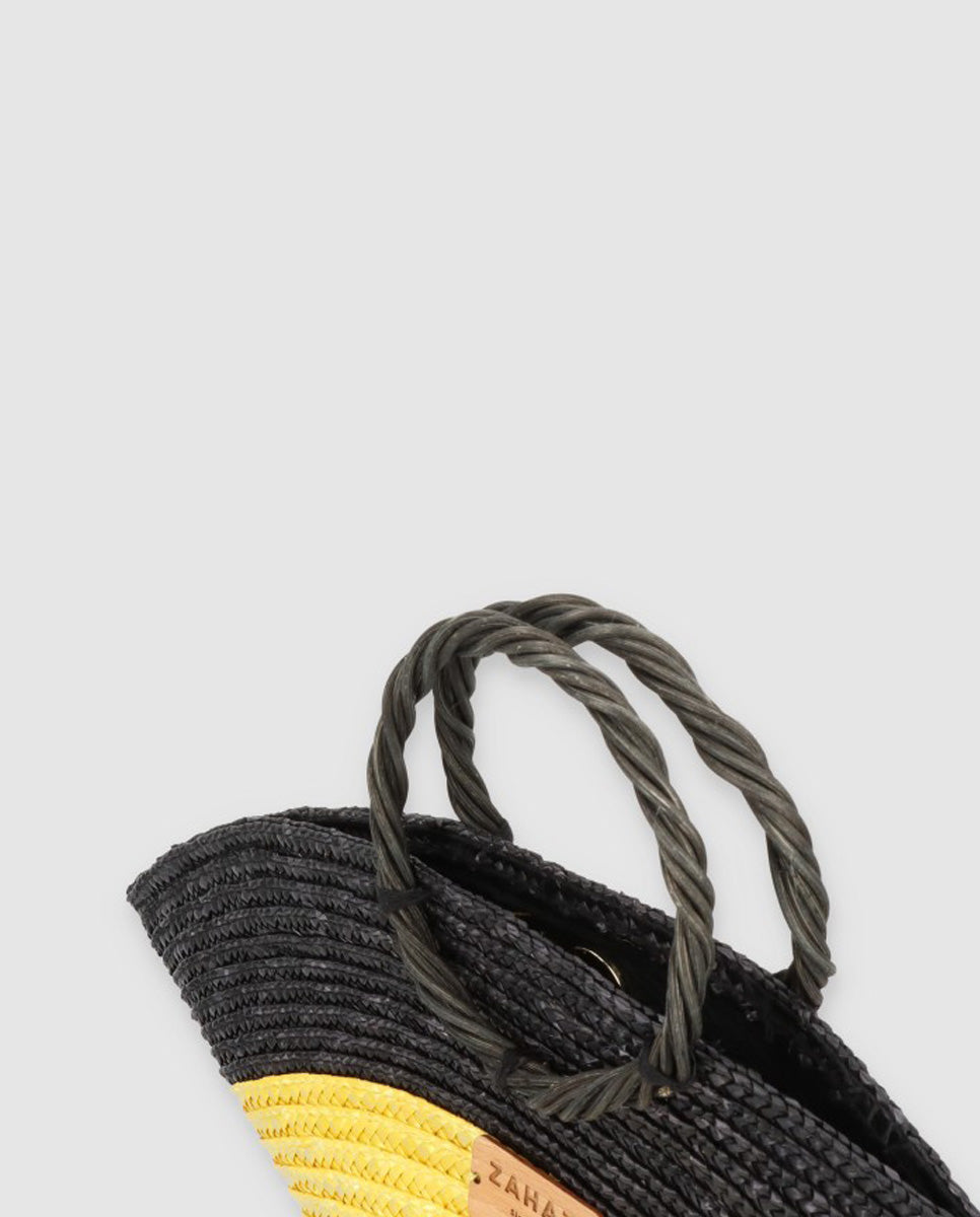 Wheat Straw Mini Hatbag