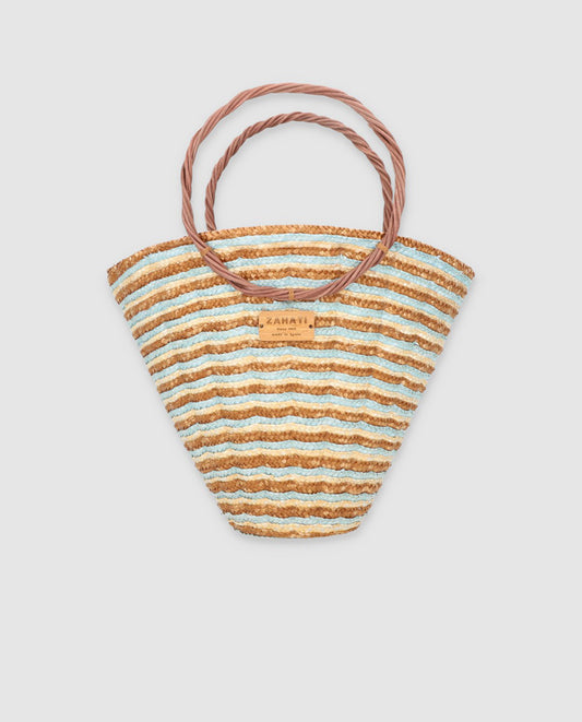 Tricolor brown shelly L maxi bag