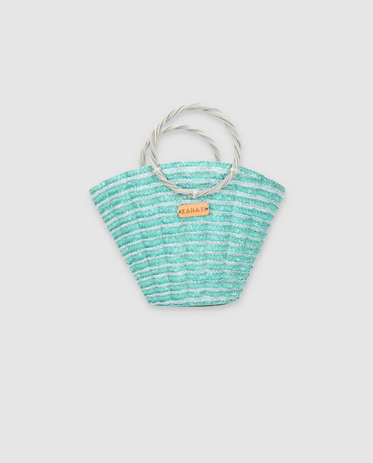 Mini shelly turquoise bag