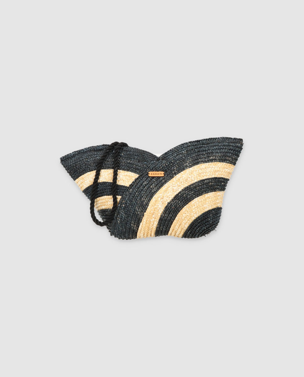 Cartera Petalo M cebra