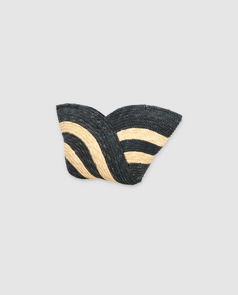 Cartera Petalo M cebra