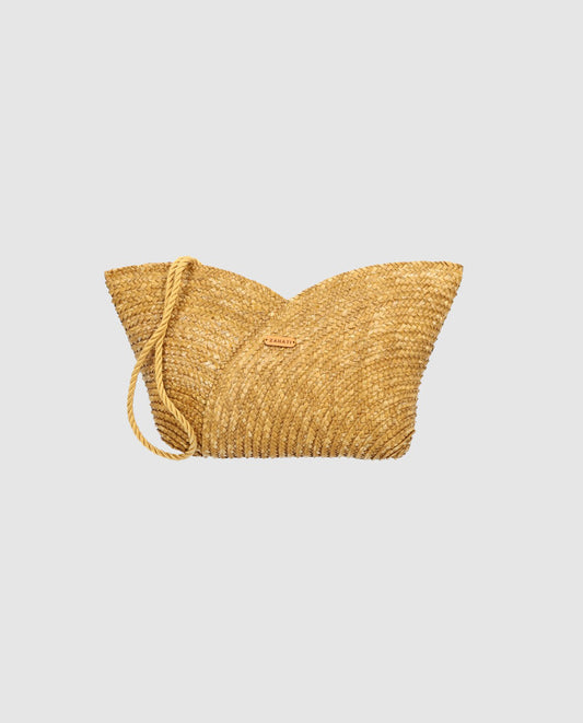 Cartera Petalo M dorado