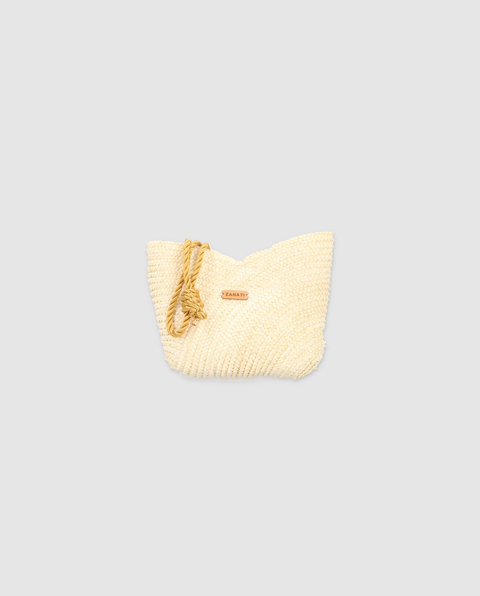 Cartera Petalo Mini blanco roto