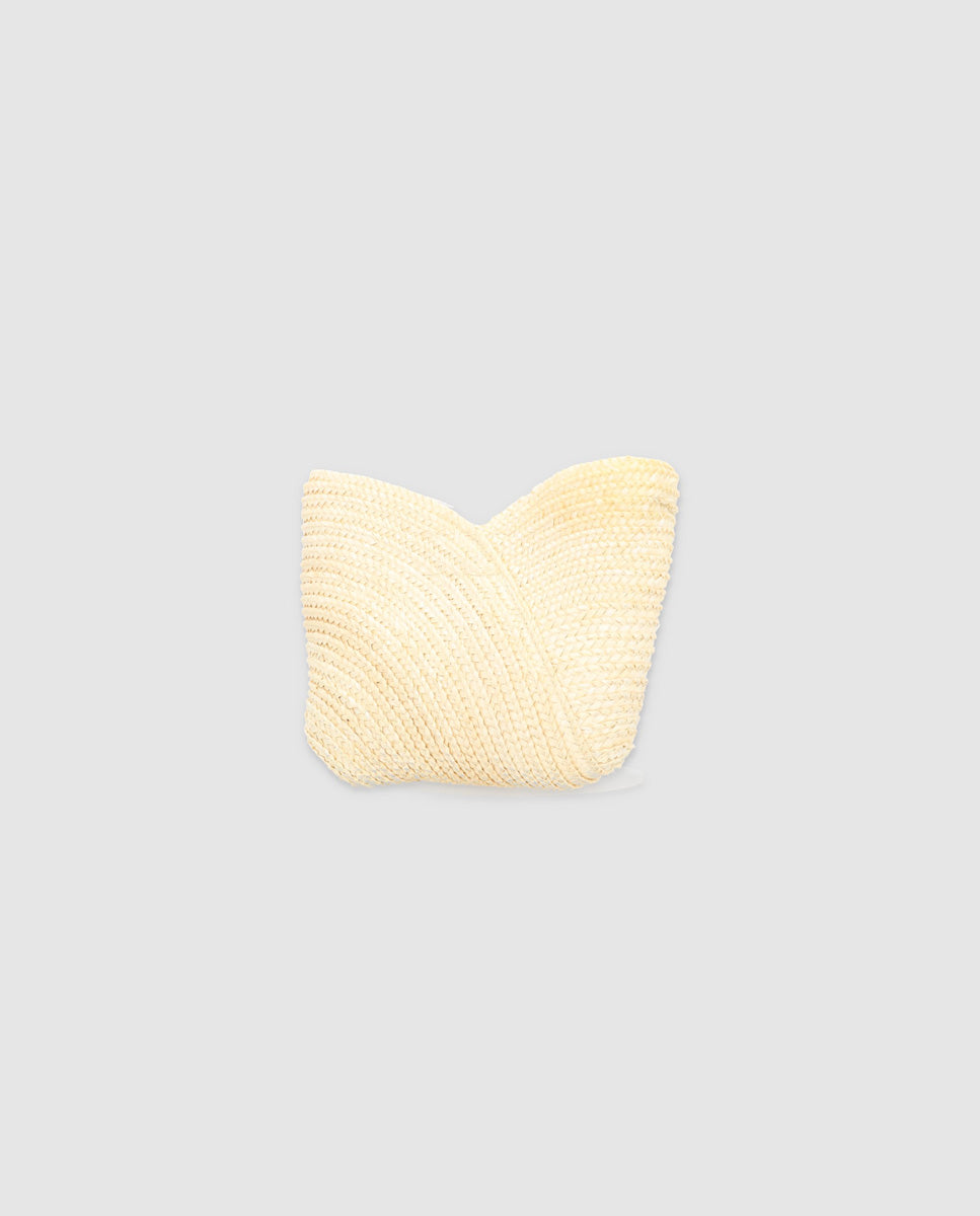 Cartera Petalo Mini blanco roto