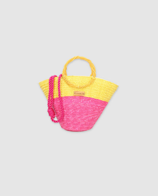 Mini shelly tricolor pistachio bag