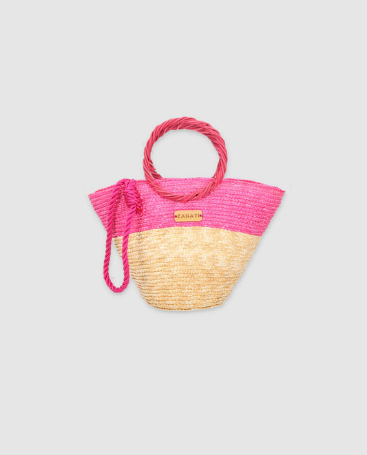 Mini shelly tricolor pistachio bag