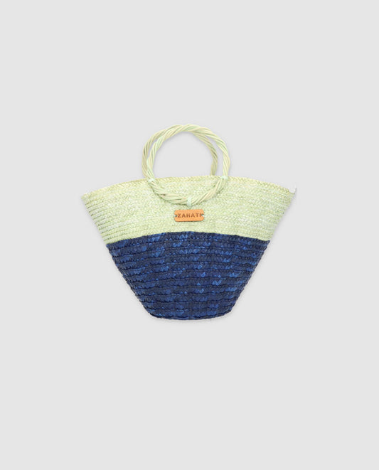 Mini shelly tricolor pistachio bag
