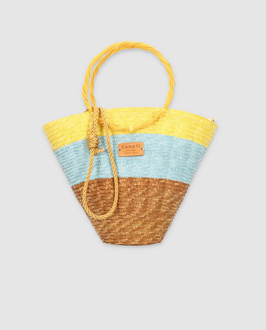 Shelly L maxi bag tricolor pistachio