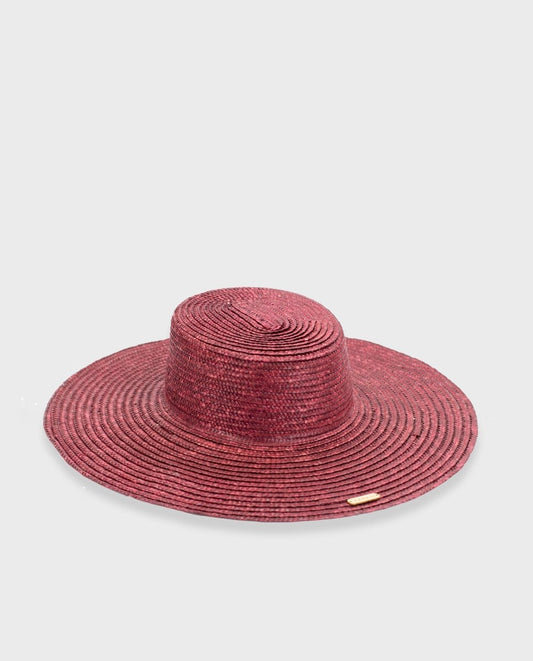 Sombrero paja Canotier ala L - ZAHATI
