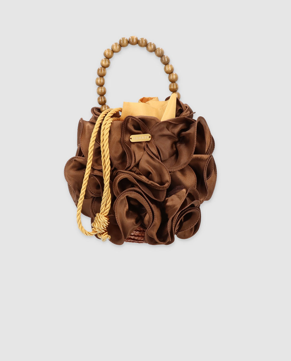 Bolso Tubito Super Bloom chocolate