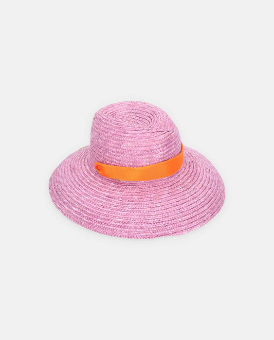 Sombrero Beetle flow morado-naranja- ala M
