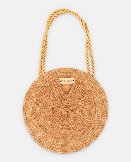 Bolso Cookie de mano camel - ZAHATI