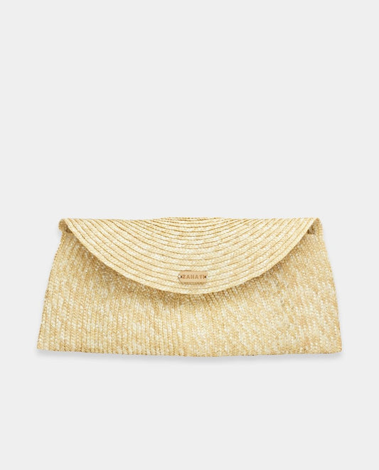 Bolso de mano natural Hoja - ZAHATI