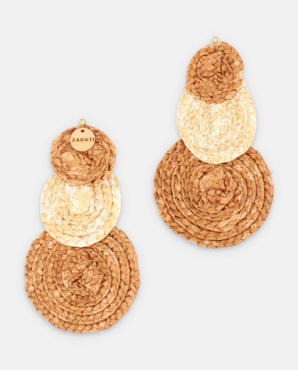 Copia de Pendientes Lola camel - ZAHATI