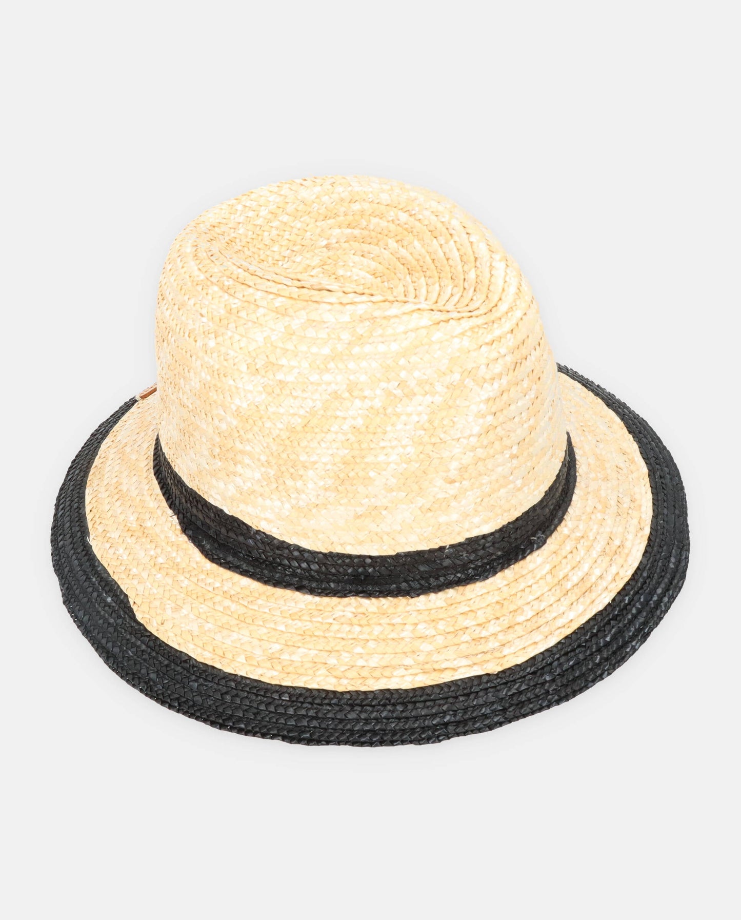 Fedora ala S, bicolor Sisi negro