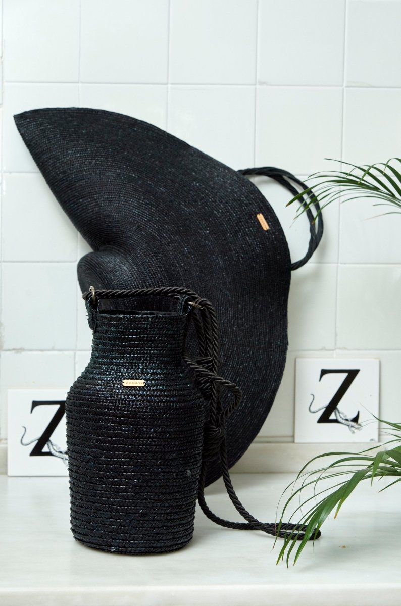 Hatbag L de paja de trigo - ZAHATI