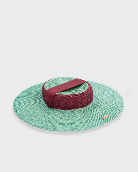 Sombrero de Paja Andalusian/Cordobes Bicolor - ZAHATI