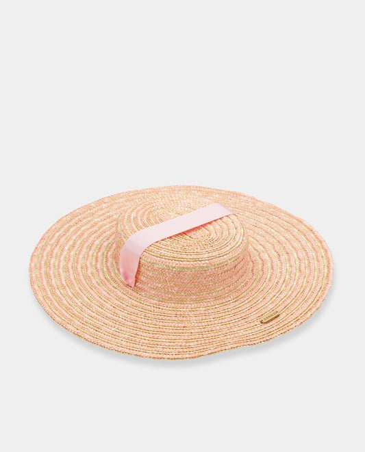 Sombrero de Paja Andalusian/Cordobes Rosa - ZAHATI